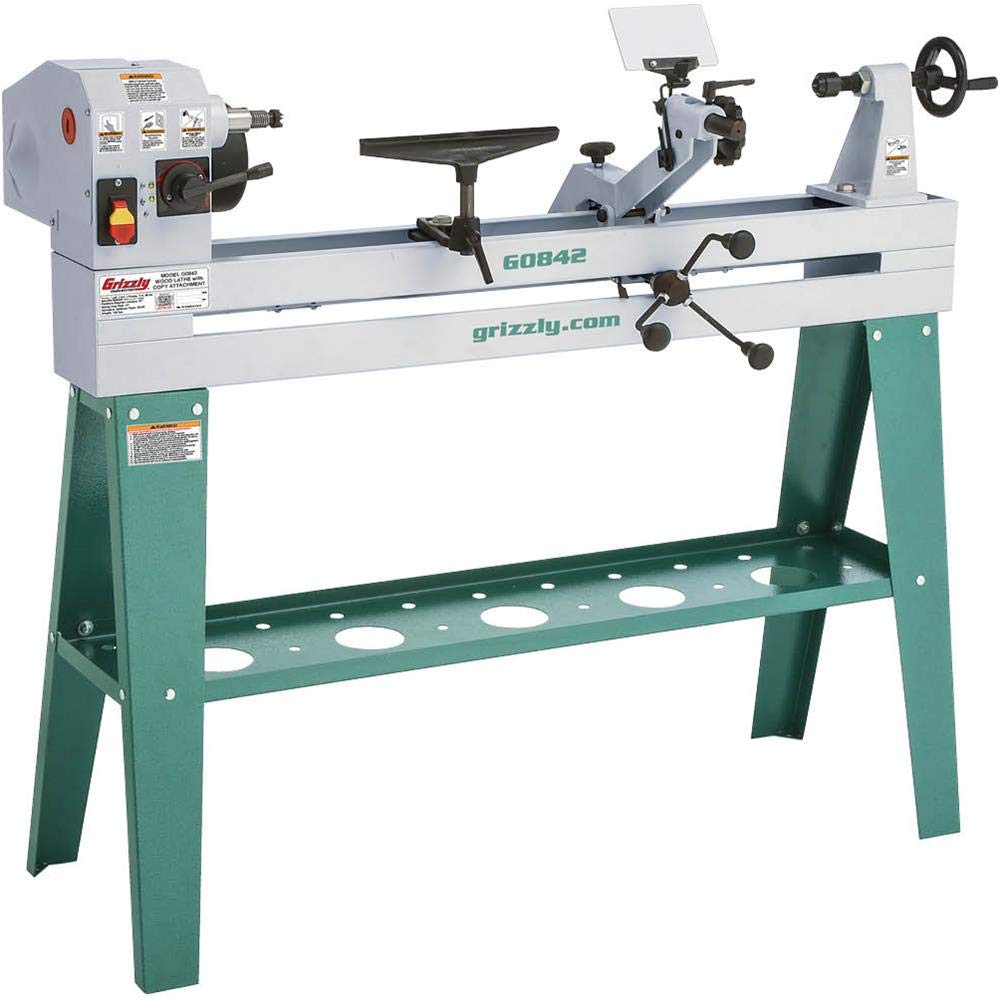 Grizzly Industrial G0842-14" x 37" Wood Lathe with Copy Attachment Grizzly Industrial