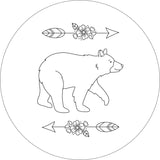 Woodland Embroidery Pattern Transfers (set of 10 hoop designs!) PETER PAUPER PRESS