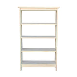 International Concepts 4 Tier Mission Shelf Unit, Unfinished IC International Concepts