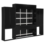 Merax Queen Size Murphy Bed with Desk, Storage Cabinets, Vanity and Mirror for Bedroom, Living Room, Apartment Merax