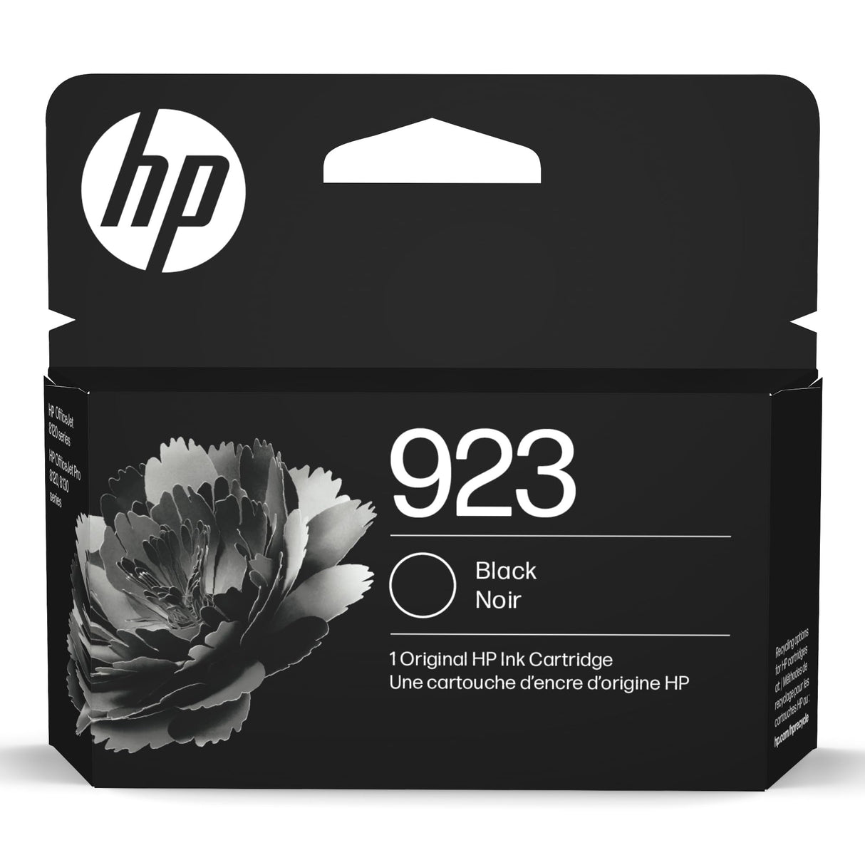 HP 923 Black Ink Cartridge | Works OfficeJet 8120 Series, OfficeJet Pro 8130 Series | Eligible for Instant Ink | 4K0T3LN HP