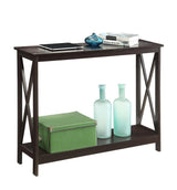 Convenience Concepts Oxford Console Table with Shelf, Espresso Convenience Concepts
