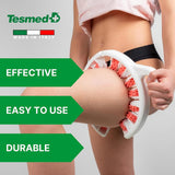 TESMED Anti Cellulite Massager: Clinically Proven Efficacy, Made in Italy, with Converging & Diverging Roller Technology. Patented Cellulite Roller for Thighs and Buttocks. TESMED