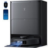 ECOVACS DEEBOT T30S AI Robot Vacuum and Mop, 11000Pa, TruEdge Adaptive Edge Mopping, ZeroTangle Technology, AI Instant Re-mop, Hot Water Mop Washing, Self-Emptying & Refilling, AI Obstacle Avoidance ECOVACS