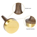 belaDESIGN Black Walnut Wooden Ring Holder, Wood Crafts Stand Jewelry Display, Gift for Engagement, Wedding Ceremony, Anniversary, Valentine's, Men and Women, 1 Pack belaDESIGN