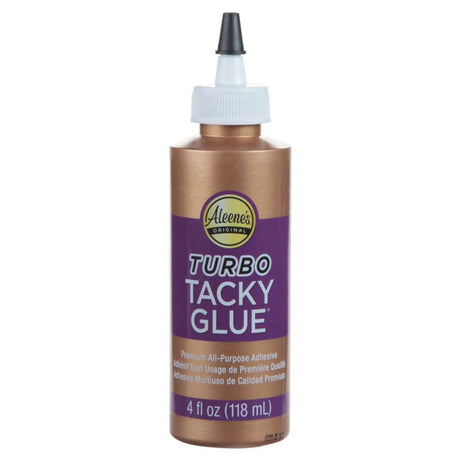 Aleene's 29682 All Purpose Turbo Tacky Glue, 4-Ounce Aleene's