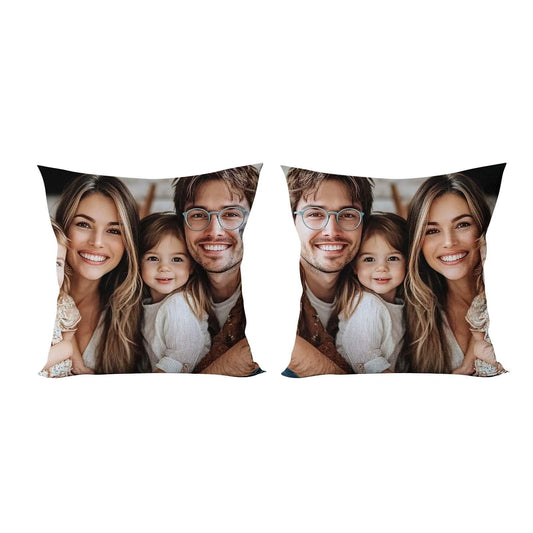 TANGNADE Sublimation Pillow Covers Personalized Throw Pillow Cover with Pictures or Text Custom Photo Pillow Customized Gift