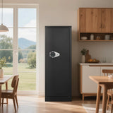 ANXINWEI 10-12 Gun Safe, Large Gun Safe for Rifles and Pistols, Quick Access Rifle Safe for Home, Dual Alarm Gun Cabinets for Rifles and Shotguns, Long Shotgun Safe with Mute Mode ANXINWEI