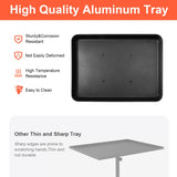 Salon Tray Cart, Metal Tattoo Tray with Tool Holder, Service Rolling Tray Adjustable Height, Storage Tray Trolley for Salon Spa Dental Use, Rolling Tray Cart LWADALN