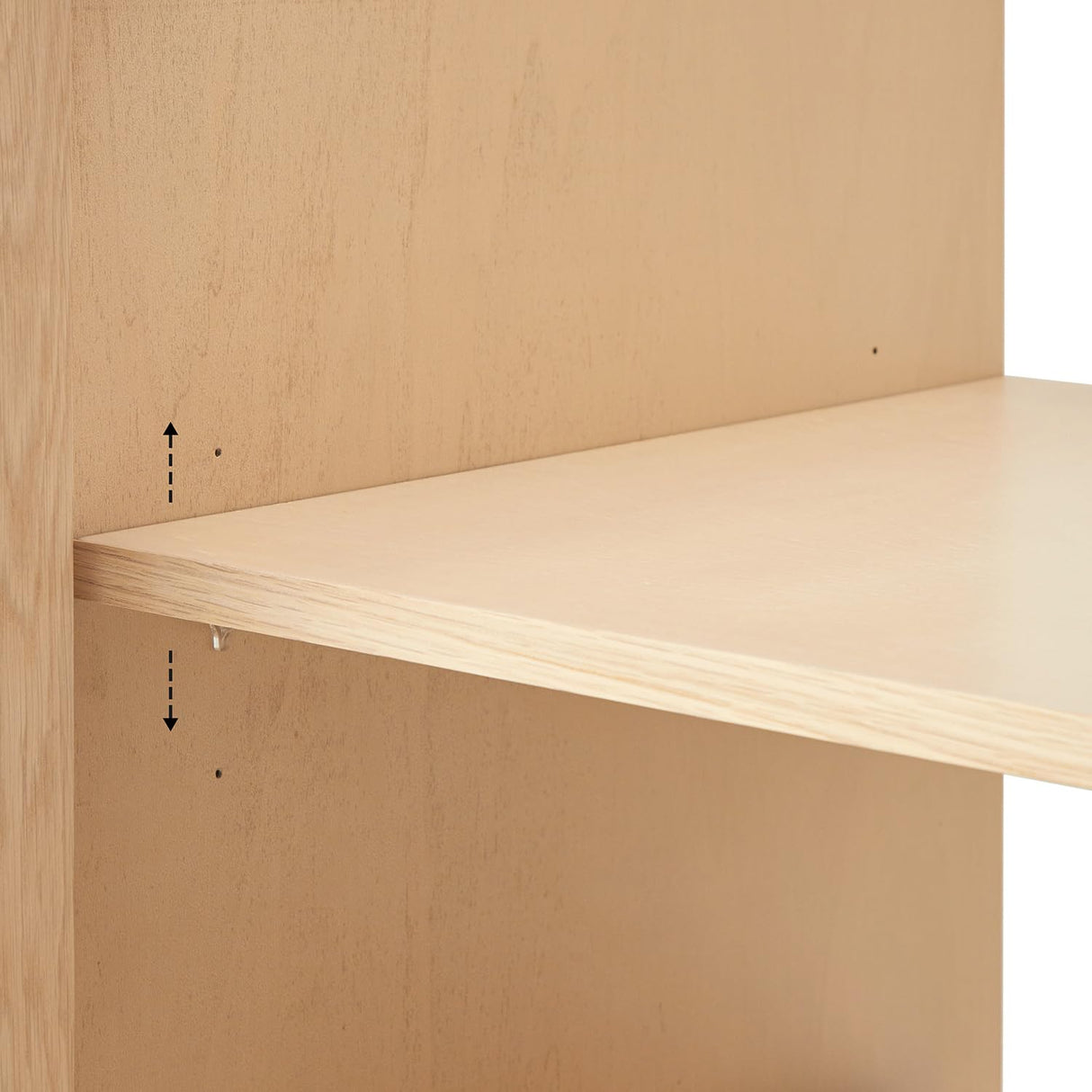 ARIEL Kelly 72 Double inch Bathroom Vanity Without Sink in White Oak, Bathroom Base Cabinet ARIEL