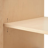 ARIEL Kelly 72 Double inch Bathroom Vanity Without Sink in White Oak, Bathroom Base Cabinet ARIEL