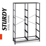 WLIVE Tall Black Dresser for Bedroom with 10 Drawers, Chest of Drawers, Dressers Bedroom Furniture, Storage Organizer Unit with Fabric Bins for Closet, Hallway, Living Room, Entryway WLIVE