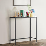Console Table for Entryway Small Tables, Black Narrow Console Hallway Table Living Room Furniture, Thin Side Table Back of Sofa Skinny Behind Couch Table, Entrance Table for Entryway Foyer Bedroom NOVIMANGO