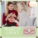 INFUNLY DIY Lotus Flowers String Art Kit for Adults, 9x6.2 inches, Modern Floral Wall Art, Easy to Make DIY Nail String Art Kit with Instruction, Multicolor, Unisex, Non-Foldable INFUNLY