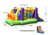 Bounceland Bounce House Inflatable Bouncer Obstacle Pro-Racer Combo Slides Bounceland