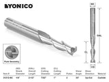 YONICO Upcut Router Bits Spiral 2 Flute Solid Carbide CNC End Mill 7/32-Inch Dia. 1/4-Inch Shank 31213-SC Yonico