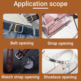 Walfront Hole Punch Kit, 10pcs Alloy Steel Leather Hand Tool, 0.5-5mm Multi Sizes Metal Puncher for Leather Craft, Clothing, Handbags, Belts etc. Walfront