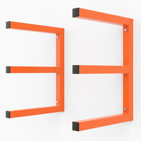 WALMANN Garage Wall Mounted Lumber Storage Rack, Overhead Heavy Duty Lumber Rack for Woodworking Shop(1 Pair) WALMANN