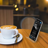 trophable 12PACK Acrylic Book Stand, 4x5 Inch Clear Book Display Easel Clear Acrylic Holder for Displaying Picture，Notebooks,Music Sheets Artworks,CDs trophable