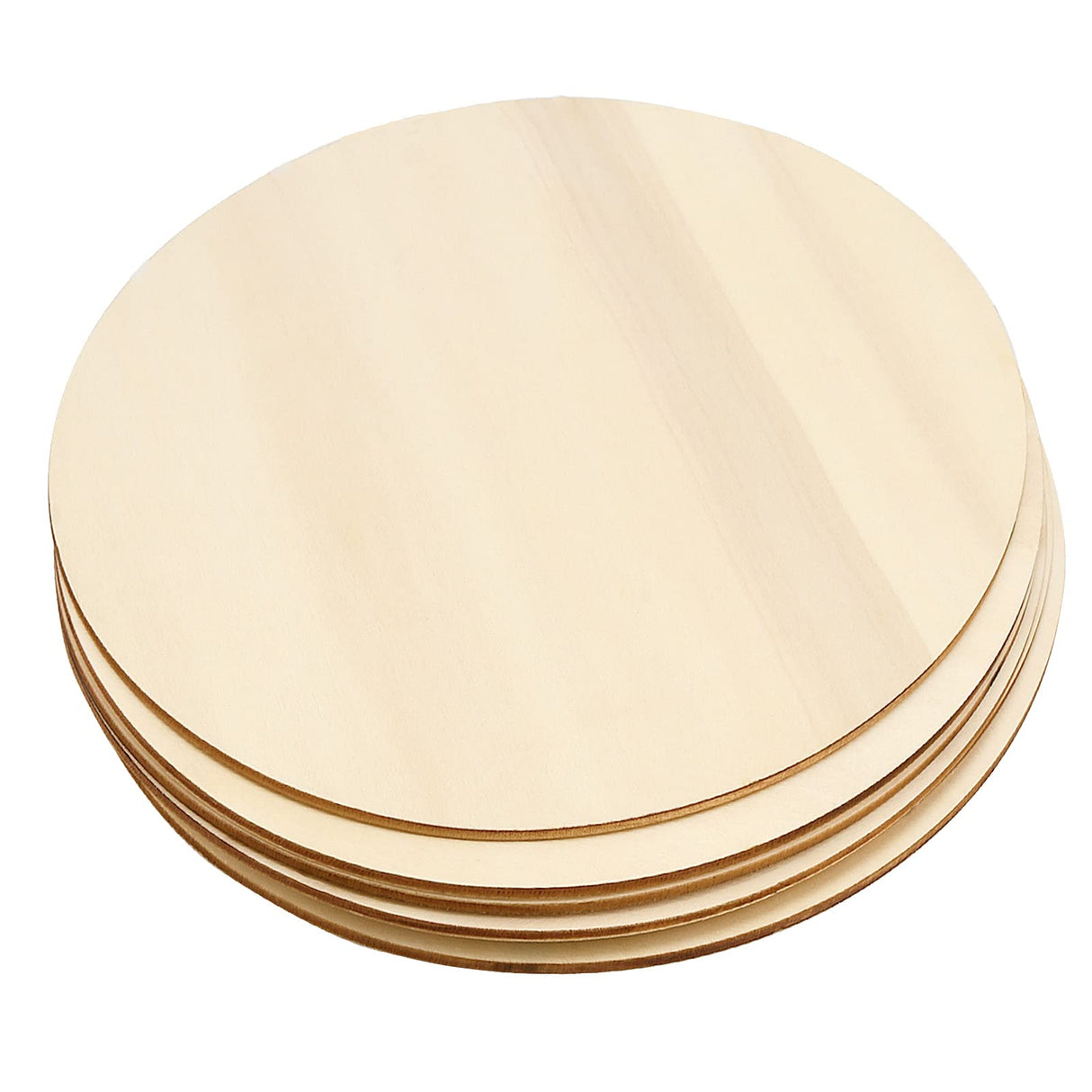 KOHAND 15 PCS 16 Inch Wood Circles, Unfinished Wood Rounds Large Wood Circle Blanks Wooden Circle Cutouts, Round Wood Discs for Crafts, Door Hanger, Pyrography and Painting KOHAND