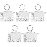 Graduation Keychain Sublimation Blank on Class of 2024 Keyrings Inspirational Keychain Key Holder Pendant Souvenir for Holiday Party NUOBESTY