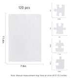 MAIKESUB Sublimation Puzzle Blanks 10 Sets Jigsaw Puzzles 120Pieces MAIKESUB