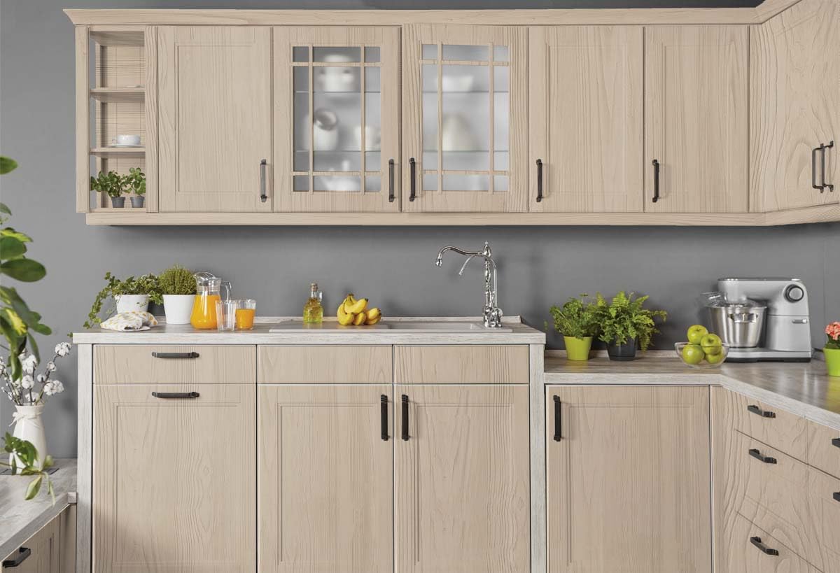 Wood Finish Muli-Purpose Kit – GO Beyond Faux Wood with Paintable Liquid Wood Based Primer and Gel Stain - Graining Tools Included (32oz, Pickled Oak) Retique It