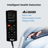 Titan Rejūv 4D l Brown l Full Body Massage Chair l SL Track l Intelligent Health Detection l Ai Series l Voice Recognition l Soothing Heating Therapy l Zero Gravity Reclining l Space Saving Titan