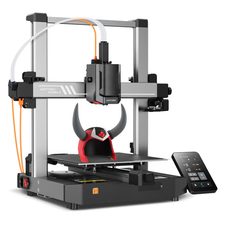 Anycubic Kobra 3 3D Printer Only, Max 600mm/s High Speed, Multicolor Printing Requires Additional Anycubic ACE PRO, Upgraded Details Easy and Smooth, 4.3" Adjustable Touchscreen 250*250*260mm Size ANYCUBIC