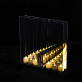 Yookeer 3 Pcs Two Way Mirror Glass, 12x12x0.04 Inch Acrylic Mirror Sheet See Through Mirror Infinity Mirror for Magic Mirror Project, 30% Transparent Yookeer