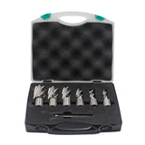 Annular Cutters Set 6pcs JESTUOUS 3/4 Inch Weldon Shank 1 Cutting Depth 1/2-1-1/16 Cutting Diameter Two Flat HSS Slugger Bits for Mag Drill Press with Pilot Pin JESTUOUS