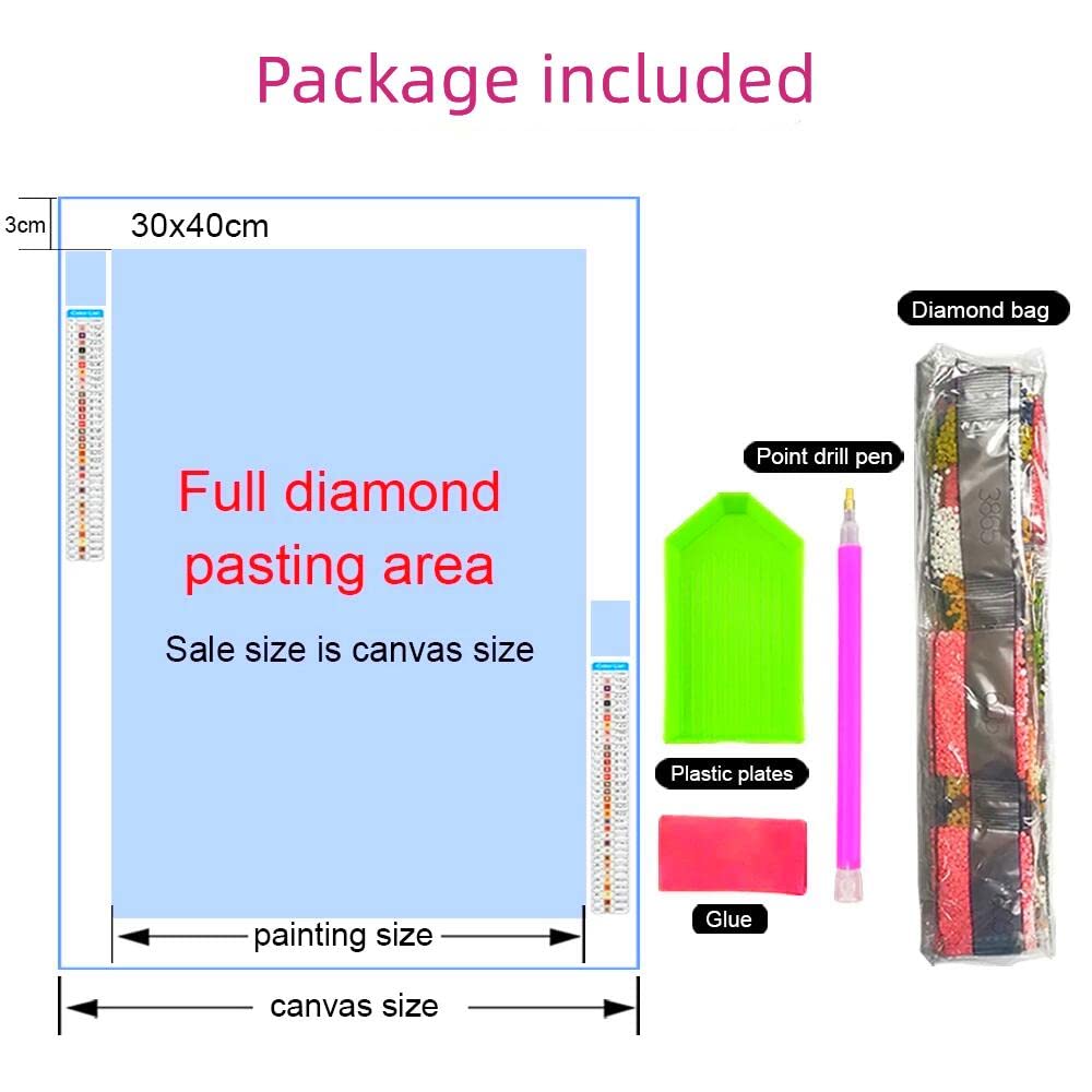 DIY 5D Diamond Art Painting Kits Sun and Camel Egyptian Pyramids Full Drill Round Diamond Art Paint by Number Kits for Beginner Crystal Cross Stitch for Wall Decoration(30x40cm) Generic