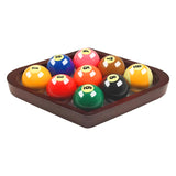 MoyanSuper Solid Wood Pool Ball Triangle Rack, Pool Table Ball Holder Positioning Rack,2-1/4" Pool Ball Rack (Burgundy Triangle & Diamond Rack) MoyanSuper