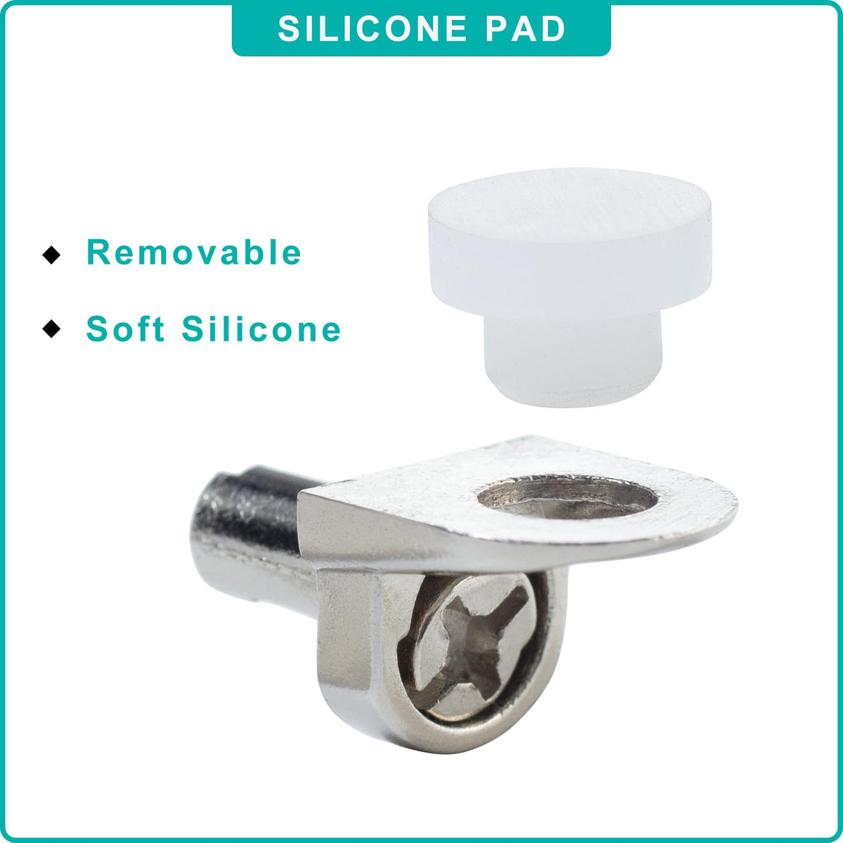 Keenkee 20PCS 1/5 Inch 5mm Metal Shelf Pegs Pins Clips Replacement Kitchen Cabinet Shelves Support Holders for Bookshelf Bookcase Cupboard Adjustable Wood Glass Shelving Hold Nickel keenkee