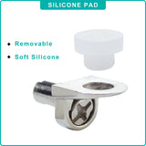 Keenkee 20PCS 1/5 Inch 5mm Metal Shelf Pegs Pins Clips Replacement Kitchen Cabinet Shelves Support Holders for Bookshelf Bookcase Cupboard Adjustable Wood Glass Shelving Hold Nickel keenkee