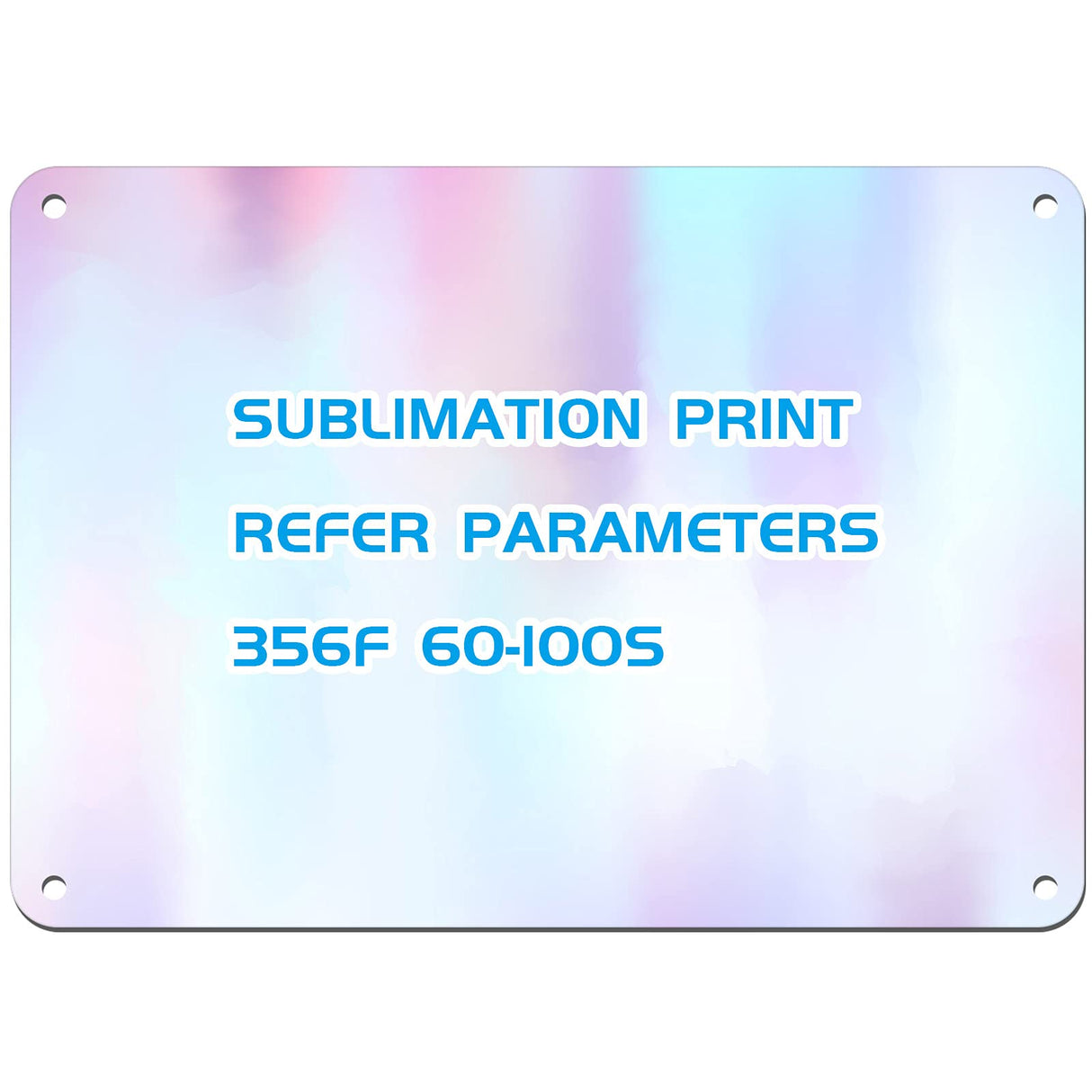 Hotop 2 Pieces Sublimation Aluminum Signs Blank White Metal Signs 4 Holes Heat Transfer Blank Metal Signs with 8 Nails for Party Graduation Birthday Garden DIY Crafts, 0.03 Inch Thick (7 x 10 Inches) Hotop