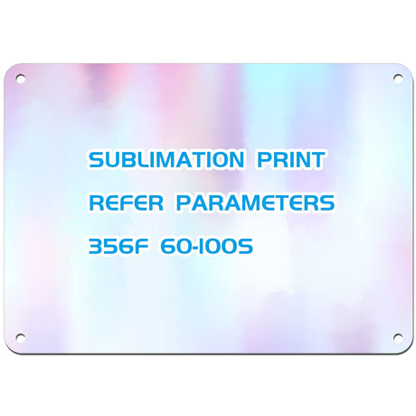 Hotop 2 Pieces Sublimation Aluminum Signs Blank White Metal Signs 4 Holes Heat Transfer Blank Metal Signs with 8 Nails for Party Graduation Birthday Garden DIY Crafts, 0.03 Inch Thick (7 x 10 Inches) Hotop