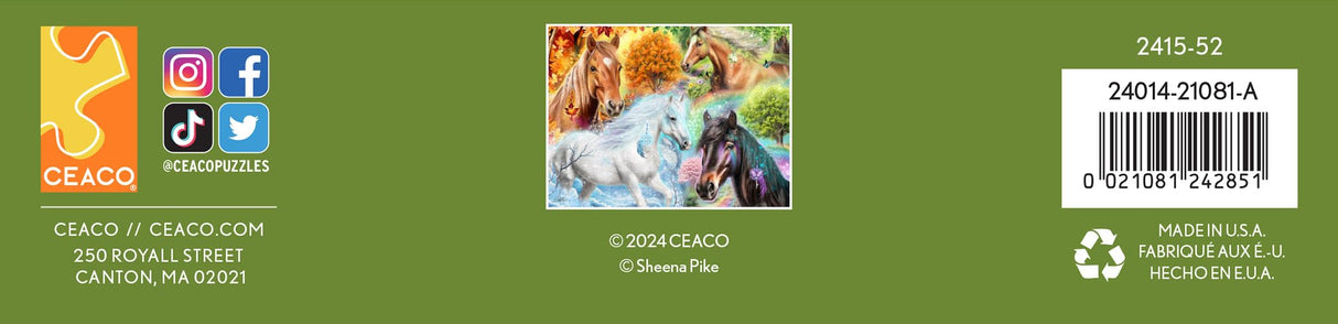 Ceaco - A Season for Horses - 500 Piece Jigsaw Puzzle Ceaco