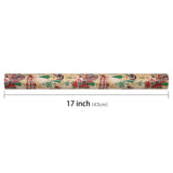 LeZakaa Kraft Christmas Wrapping Paper Roll, Santa Driving Vintage Red Car with Christmas Trees, Rustic Holiday Gift Wrap for Men Adults Kids, Xmas Winter Wonderland, Mini Roll 17 in x 16.4 Ft LeZakaa