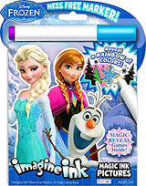 Classic Princess Magic Ink Coloring Super Set - 3 Books Featuring Disney Princesses, Frozen, and Raya The Last Dragon with Invisible Pens, Stickers Disney