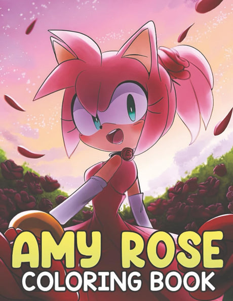 Amys Rose Plush Coloring Book: Super Cute Pages for kids Majosta