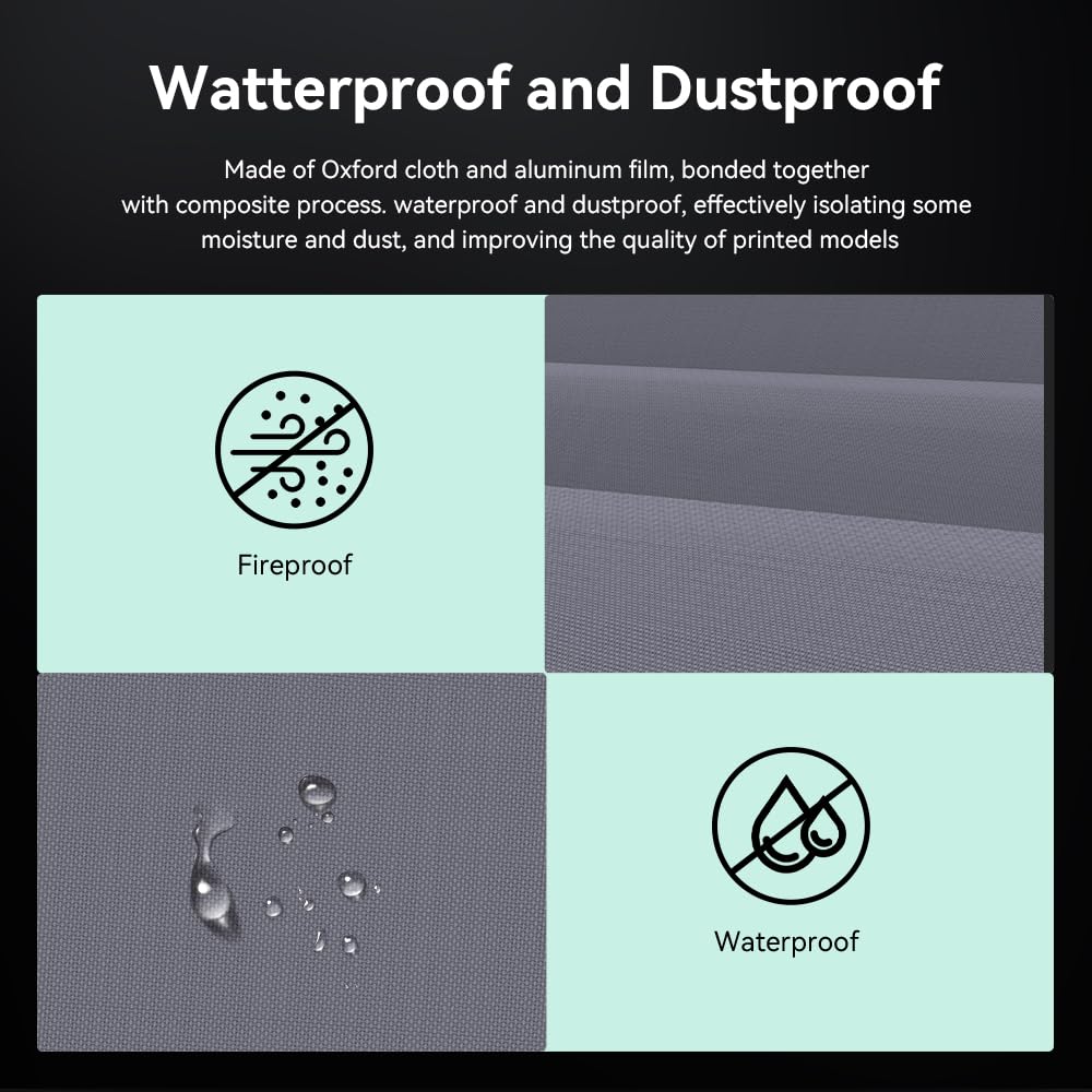 3D Printer Filament Storage Box with Hygrothermograph,Dustproof and Waterproof Storage Box Isolate Pets for Storage Double Layer Storage Rack and Easy to Store 20 roll Pack Cregrant3D