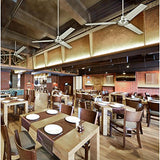 Westinghouse Westinghouse 7861400 Industrial 56-Inch Three Indoor Ceiling Fan, Brushed Nickel Steel Blades Westinghouse Lighting