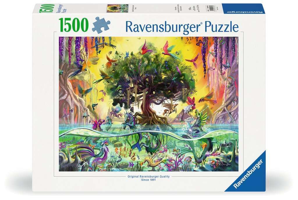 Ravensburger Beautiful Sea Unicorn & Friends 1500 Piece Jigsaw Puzzle for Adults -12000798 - Handcrafted Tooling, Made in Germany, Every Piece Fits Together Perfectly