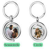 Joiit 8 Pack Sublimation Keychains Blank Key Chains Heat Transfer Press Keyrings Double side Print Key Rings Personalized Gifts Joiit