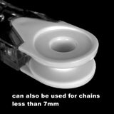 4Pcs Cord Weight Plastic Clear Safety Handles for Vertical Blinds, Blinds, Roller Blinds, Curtain Parts(88 x 30 x 14mm) Ruimou