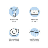 Dailydream viscoelastic Mattress Topper with Memory Foam, Edition Standard (Full, Model L - 220 up to 264 lbs) Dailydream