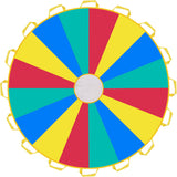 Rettebovon Parachute with Handles 20ft Play Parachute Games for Outdoor Team Games,You Can Also Use it for Trampoline Cover Picnic Mat Furniture Cover Rettebovon