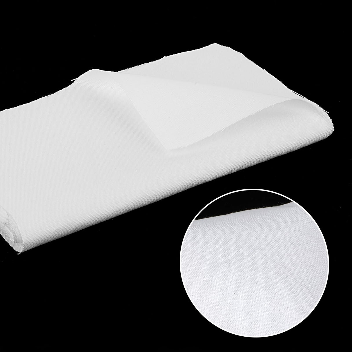 16 Pcs Embroidery Fabric Cloth,4 Sizes 5.9 to 11.8inch Embroidery Cloth Fabric Squares,Pre-Cut White Cotton Embroiderys Cloths for Embroiderys Garment Craft DIVINA VITAE