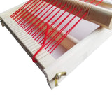 KISSBUTY Wooden Multi-Craft Weaving Loom Large Weaving Frame to Handcraft for Kids and Beginners, 9.9 by 15.7 by 1.3 Inches (Wooden) KISSBUTY